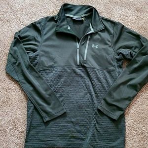 Mens under Armour long sleeve  1/4 zip pull over